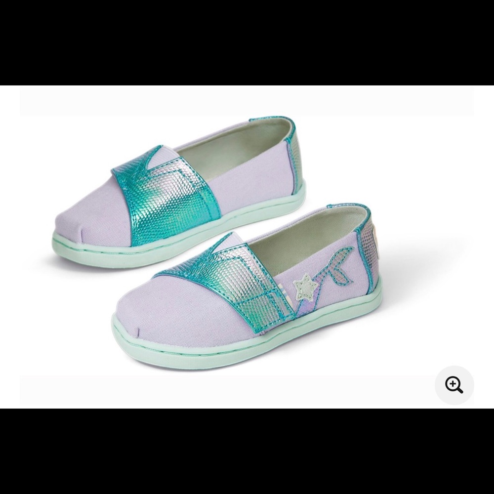 TOMS Lavender Blue Iridescent Snake Tiny Classics